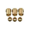 3 Way T Piece Tee Brake Pipe With 3 M10 Male Nuts Short Metric Copper ► Photo 2/5