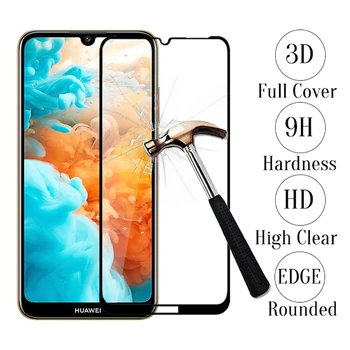 

3D Full Coverage Tempered Glass For Huawei Y7 Pro 2017 Y7 Prime 2018 Y7 Y9 2019 Screen Protector Protective Cover Film 50Pcs