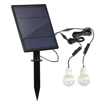 

Solar LED Lawn Lamp Spotlight Waterproof Outdoor Garden Landscape Spike Light White Lamp with 3.3M Line