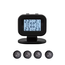 RIBOTON, автомобильная мини система контроля давления в шинах TPMS C120, черный и белый экран, диагностические инструменты