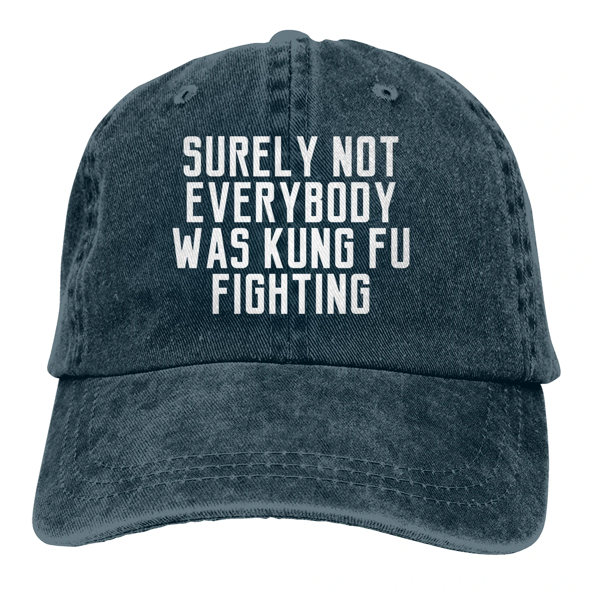 Конечно, не все были Кунг-Фу бойцов Casquette унисекс Мужские Женские джинсовые Strapback Бейсболки Регулируемая шляпа для гольфа