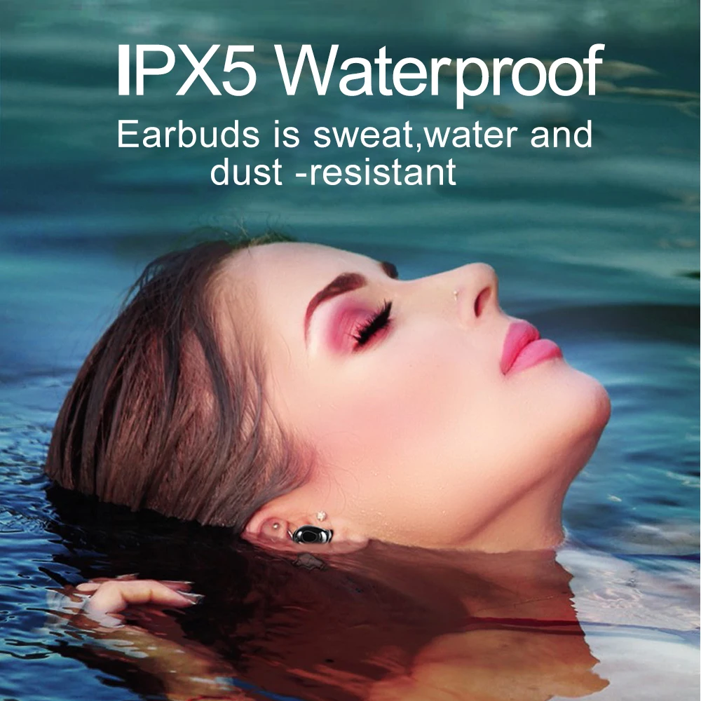 TOMKAS TWS Bluetooth 5.0 Earphone Wireless Headphones True Wireless 4D Stereo Bass Mini Earbuds Hifi Sport With Mic Charging Box (4)