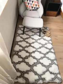 

New style Silk wool carpet pv cashmere tie-dye rug living room study rug bedside rug non-shedding mat baby crawling carpet