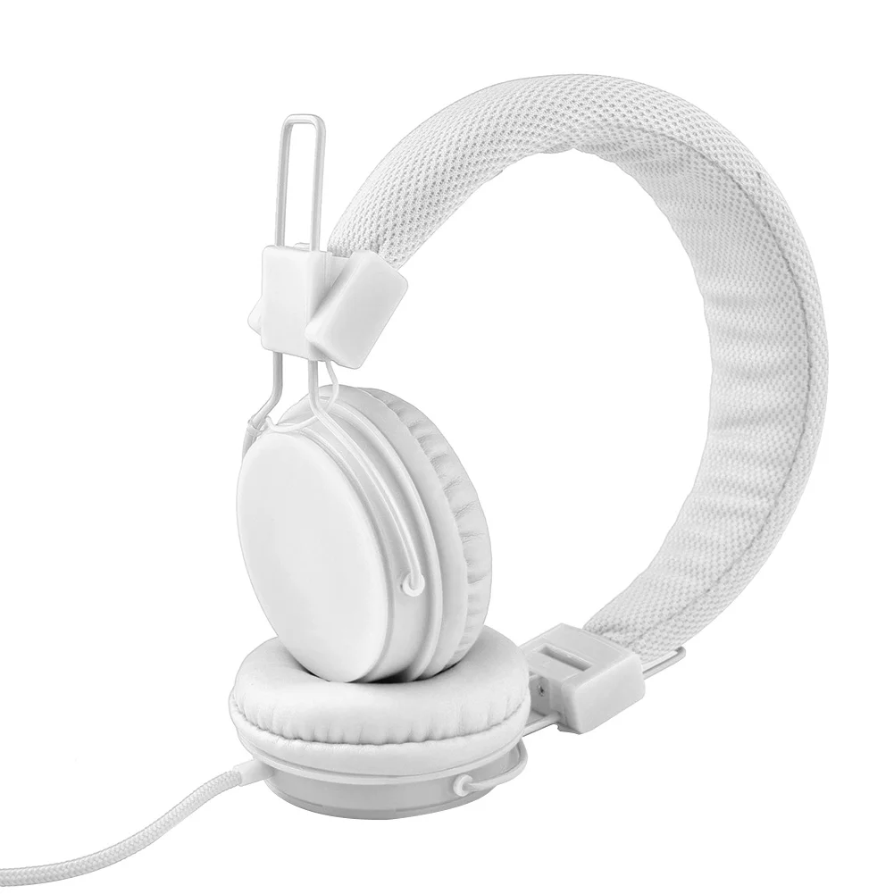 Built in Mic Foldable Stereo Headphones Adjustable Headset Kids On Ear Children Wired E H004