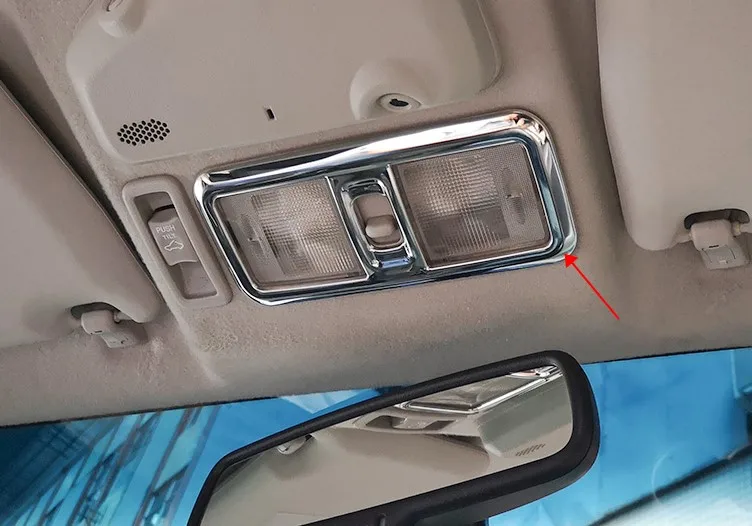 Для Mitsubishi Pajero V93 V97 Внутренние Декоративные наклейки передний переключатель верхнего люка коробка обрамление с хромированной отделкой