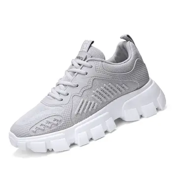 

2020 New Sneakers Men Shoes Casual Air Mesh Platform Female Flats Shoes For Man Shoes