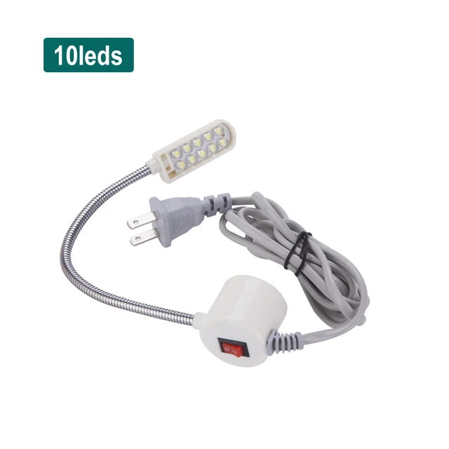 Industrial Lighting Sewing Machine LED Lights Multifunctional Flexible Work Lamp Magnetic Sewing light for Drill Press Lathe 10leds