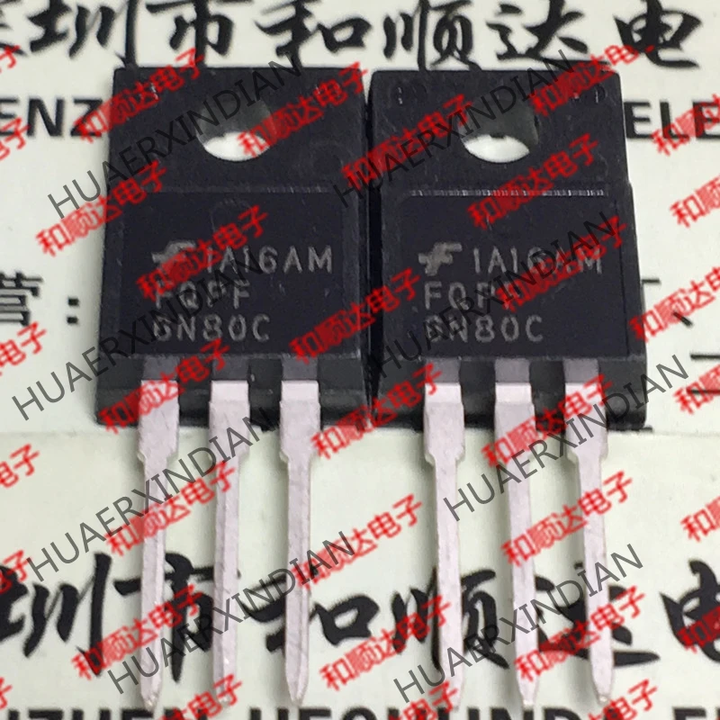 20 шт./лот FQPF6N80C TO-220F 800V 6A