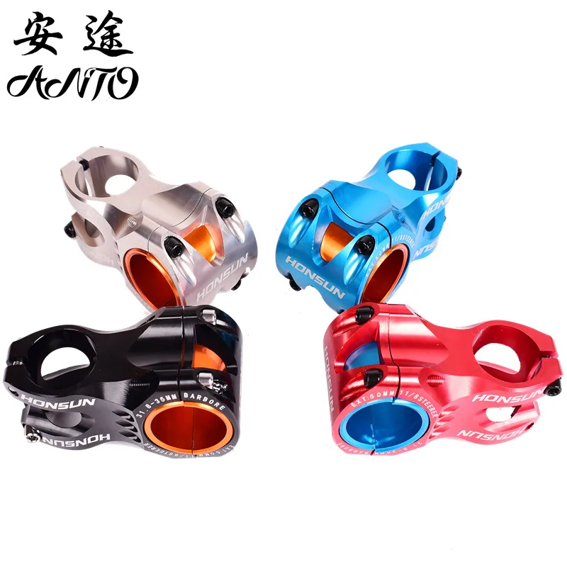 

HONSUN bicycle stem 31.8mm 35mm MTB mountain bike handlebar stem 28.6mm 0 degree Al-alloy hollow CNC AM/XC D4161QX