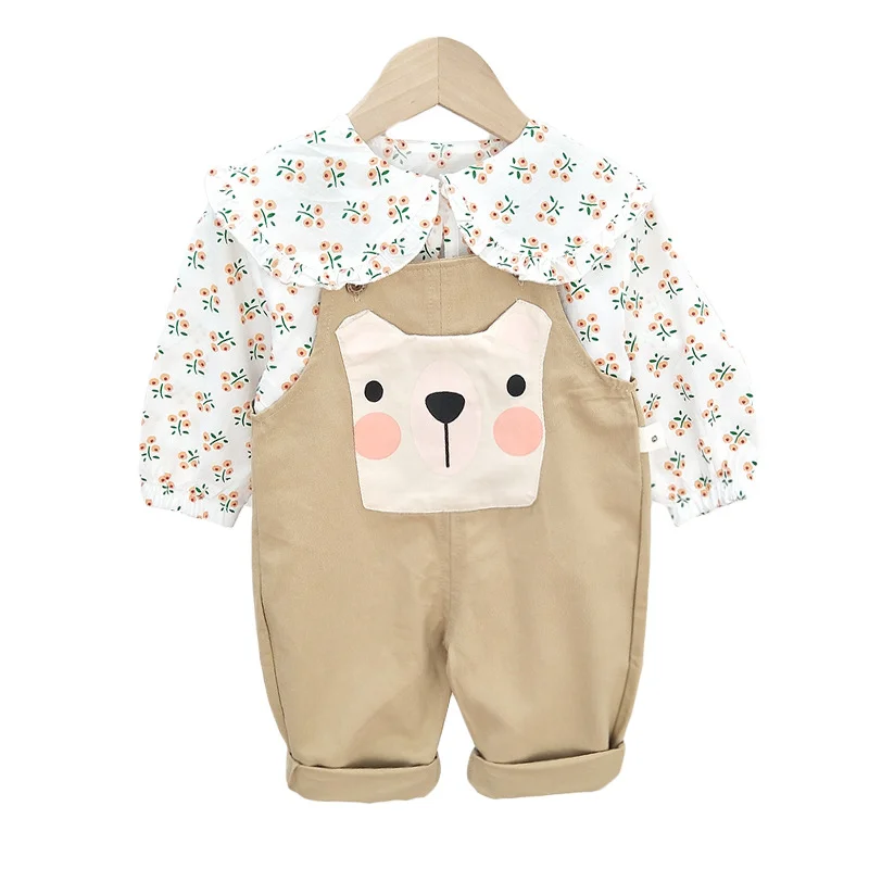 

Fashion Spring Autumn Kids Cotton Clothing Sets Baby Boys Girl Cartoon T-Shirt Pants 2Pcs/Set New Children Casual Tracksuits
