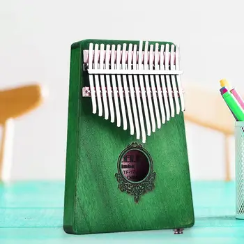 

Mbira Thumb Piano Student Gift Musician 17 Key Mahogany Kalimba Music African Musical Instruments