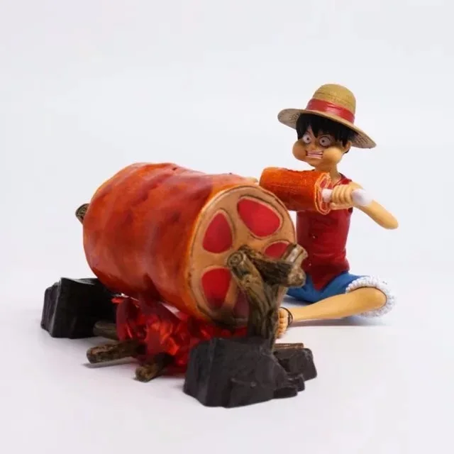 Японское аниме one piece luffy Silvers Rayleigh ПВХ фигурка игрушки luffy& Silvers Rayleigh есть декор для мяса модель игрушки