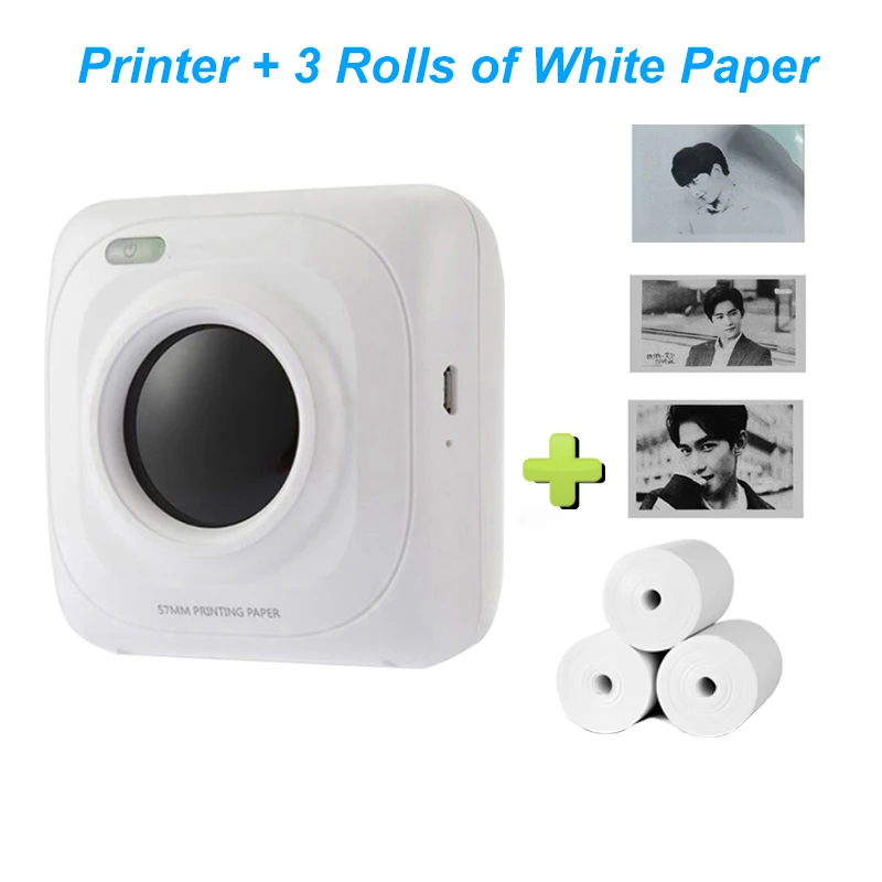 best mini photo printer PAPERANG Portable Bluetooth Photo Mini Printer Thermal Printer Pocket Printer Inkless Clearly Printing For Mobile Android iOS P1 mini printer for laptop Printers