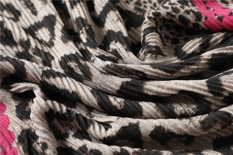 Зимний шарф с животным принтом, Женский хлопковый складной хиджаб, женские шали и обертывания, Женский фуляр, повязка на голову, фулар шарф