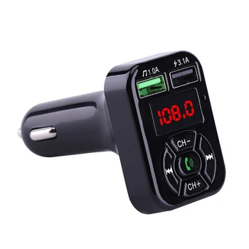 

Car Handsfree Wireless Bluetooth Kit FM Transmitter LCD Car MP3 Player USB Charger 3.1A FM Modulator Car Accessories