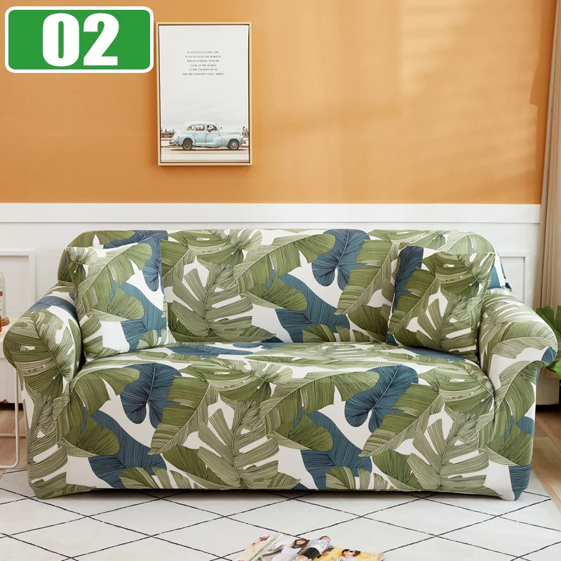Elastic Sofa Cover Slipcovers for Living Room Stretch 1/2/3/4 Seater Plaid Sofa Armchair Couch Covers L-Shaped Corner Sofa Cover