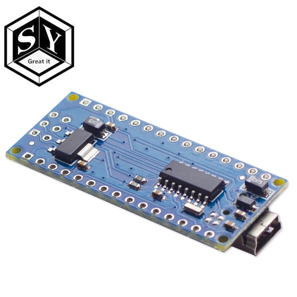 Nano Mini USB с Загрузчиком совместимый Nano 3,0 контроллер для arduino CH340 USB драйвер 16 МГц Nano v3.0 ATMEGA328P/168 P