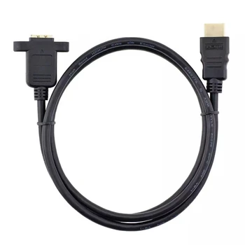

HDMI Male to Female HDMI Extension With Screw Panel Mount 0.3M 0.6M