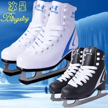 Легкая амортизирующая дышащая обувь с рисунком для начинающих, взрослых и детей, действительно водный нож для катания на коньках, обувь для мужчин и женщин