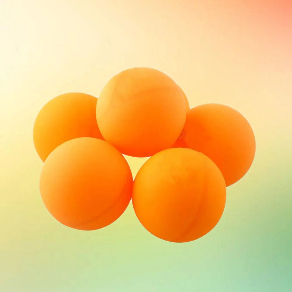 6Pcs 3 stars DHS 40MM Olympic Tennis Orange Yellow Ping Pong Balls Durable