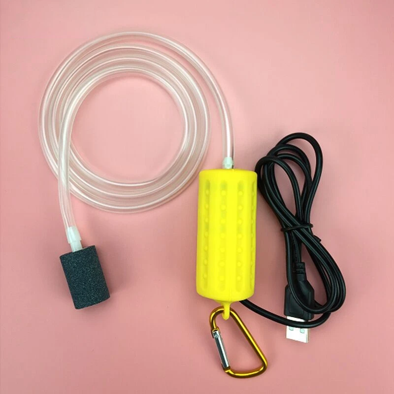 Usb мини аэрационный насос воздушный насос аквариума аэратор ультра тихие Миниатюрные для аквариума Go Рыбалка кислородный насос- черный