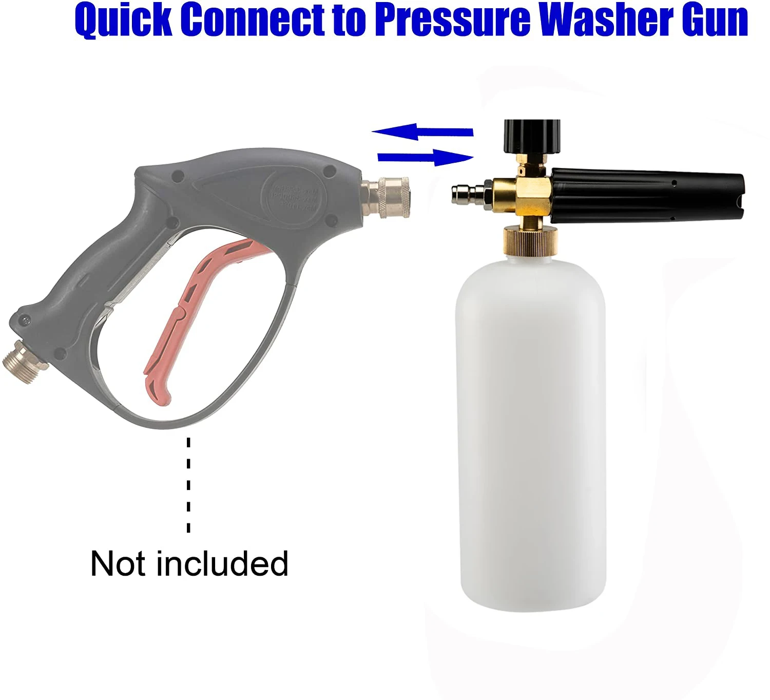 Car Snow Foam Lance Gun Deep Cleaning Foam Cannon Car Washer Spray