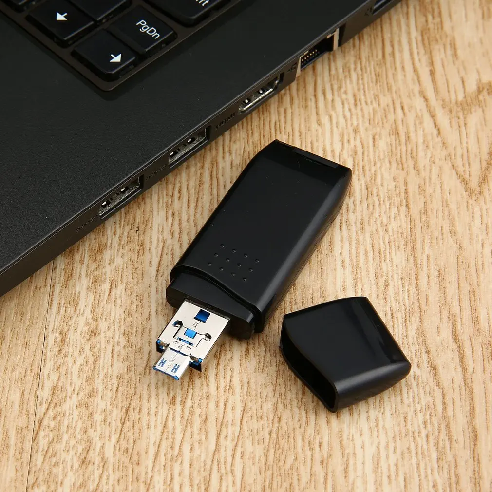 

usb 3.0 multi 2 in 1 memory otg phone card reader 5Gbps adapter for SD/TF micro SD for pc computer laptop accessories.