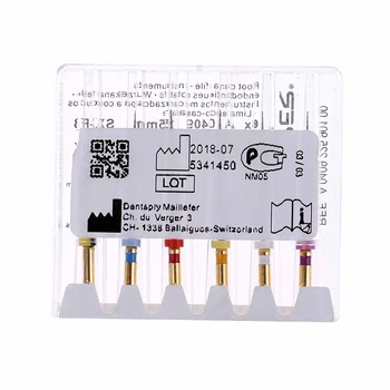 

6 pcs/box New Universal Dental Engine Use NiTi Super Rotary File 25mm Machine Taper Dentist Tool Teeth Whitening Material Tool