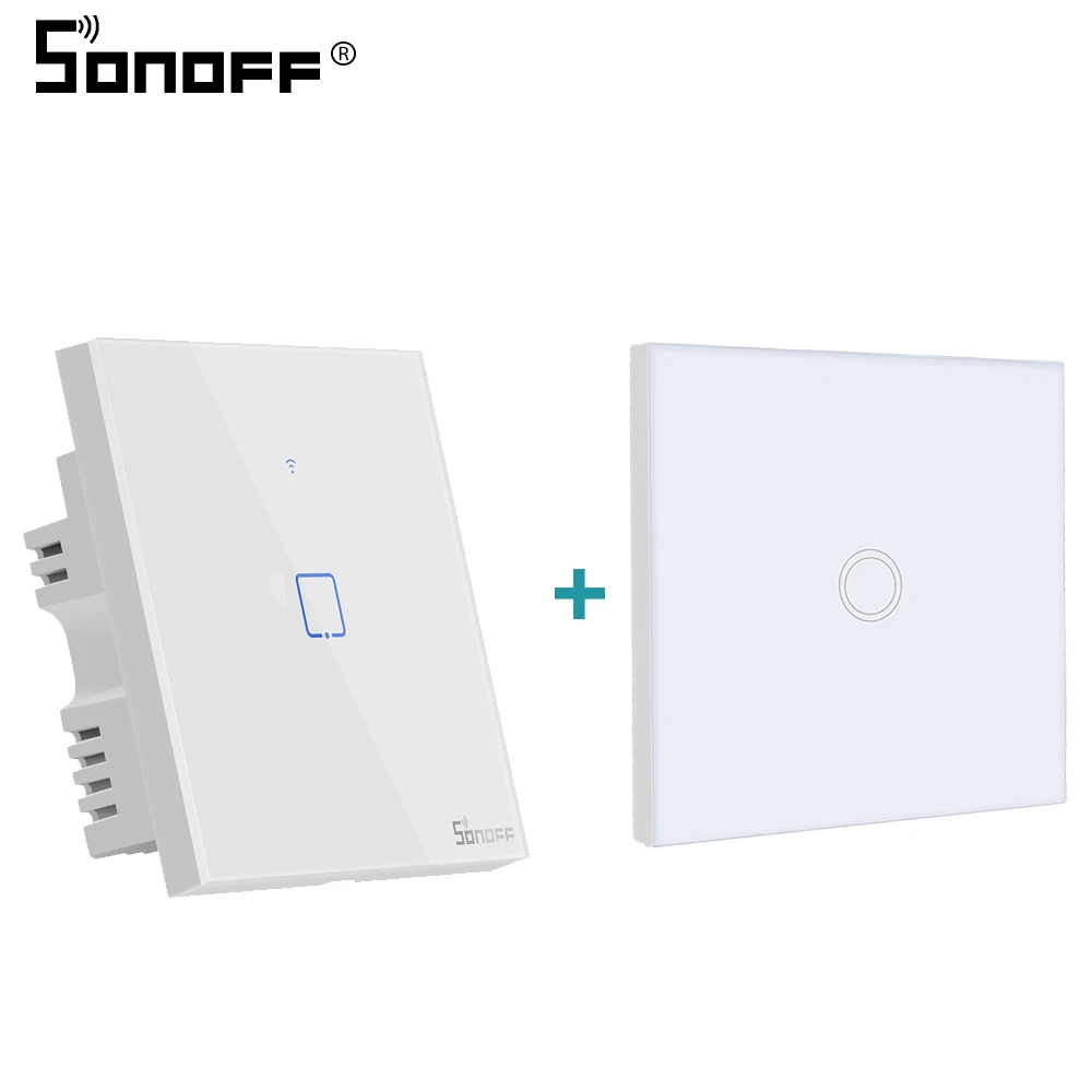 

86 Type SONOFF T433 RF 433mhz Panel Wall Remote Touch Control LED Light for Sonoff T1 EU/UK SONOFF RF/ 4CH PRO Wifi Smart Home