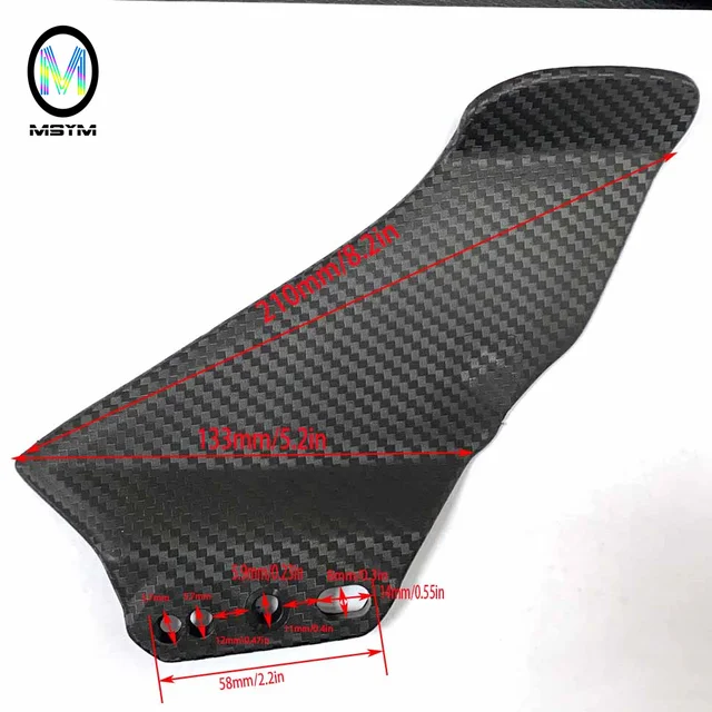 cbr600rr pc40 カーボンウイングレット 4点 オートバイウイングレット空力翼ホンダCBR600RR CBR1000RR