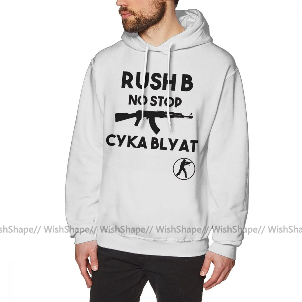 Cyka Blyat толстовка с капюшоном, толстовки csgo, хлопковый длинный пуловер с капюшоном, большие красные Популярные свободные мужские осенние толстовки