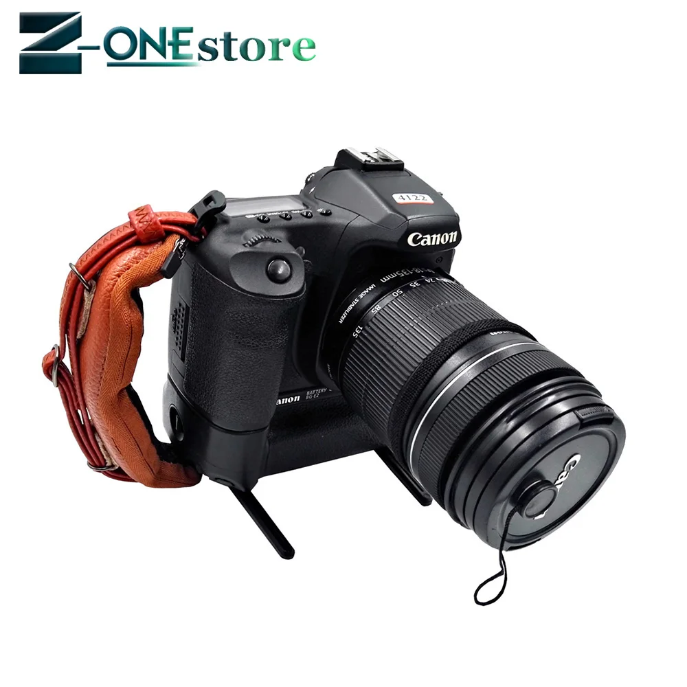 PU Leather soft Camera Hand Band Wrist Strap Belt for Sony Nikon Canon Pentax Fujifilm DSLR Cameras