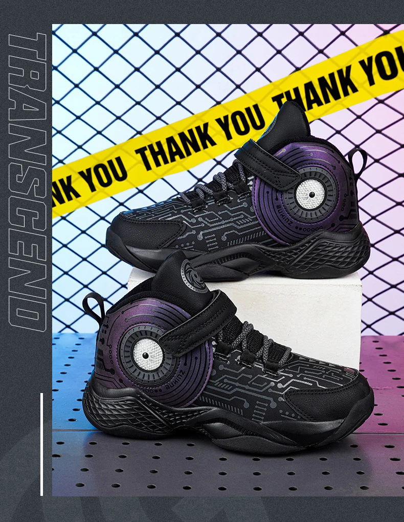 Kids Shoes Trend Cool Boy Outdoor Sneakers Lightweight Activity Supplies Leather Durable Children Casual Running Sport Booties