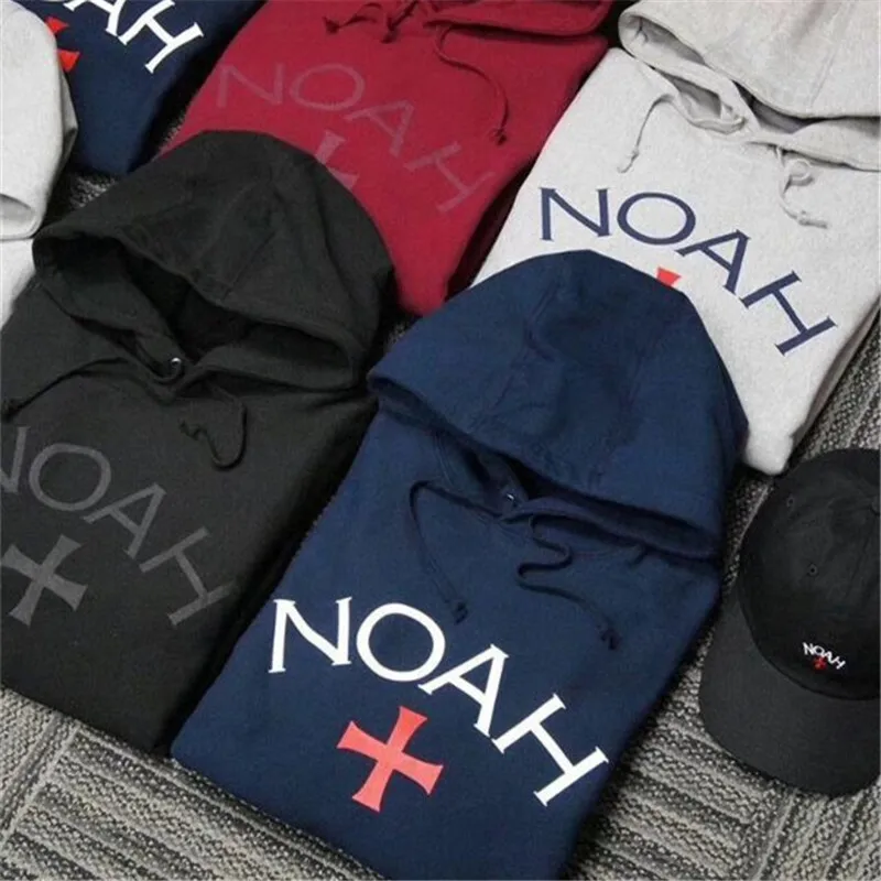 19SS NOAH CORE LOGO HOODIE high quality NOAH Sweatshirts men women Streetwear Kanye West Hip Hop NOAH Pullover hoodie men