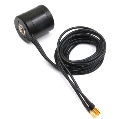 motor with cable 1 шт. IP28 водонепроницаемый бесщеточный двигатель постоянного тока 9 кг упорный F4125 300KV для лодок RC ROV Подводное Подруливающее устройство 24 в 980 Вт двигатель питания - Цвет: motor with cable
