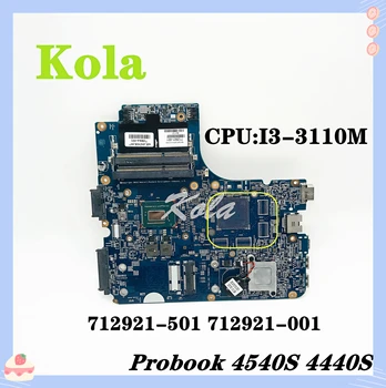 Placa base para ordenador portátil HP Probook 712921 S 501 S, 712921-4540, 4440-001, con SRON2 I3-3110M, CPU integrada, DDR3, 100%, completamente probada