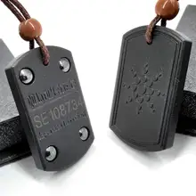Pendentif de Protection contre les radiations EMF, Tourmaline 2300 Ions négatifs, énergie infrarouge lointain et Scalar, lave volcanique, vieillissement inversé