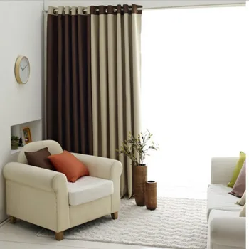 

Curtains for Bedroom Living Room Windows Dining Simple and Clean Environmental Blackout European Tulle Solid Color Curtains