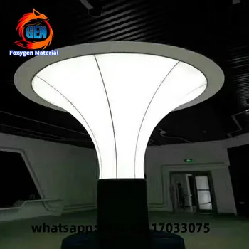 

good quality low price pvc transparent ceiling sheet from Foxygen factory