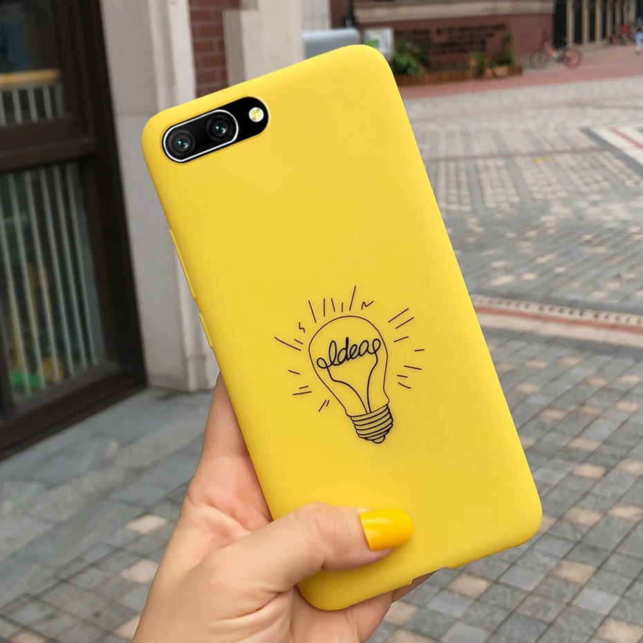Чехол для huawei honor 10, силиконовый мягкий чехол из ТПУ с рисунком конфет для huawei honor 10 honor 10 5,84 ', чехол Fundas Coque bumper - Цвет: Зеленый