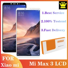 Pantalla LCD de 6,9 pulgadas para Xiaomi Mi Max 3, montaje de digitalizador táctil, piezas de reparación Multi Touch