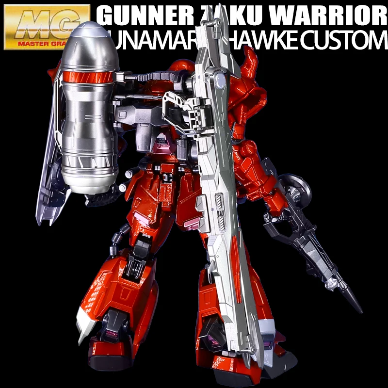 BANDAI MG 1/100 Lunamaria Hawke ZGMF-1000 воин Заку Гундам металлическая раскраска модель игрушки Фигурки Рождественский подарок