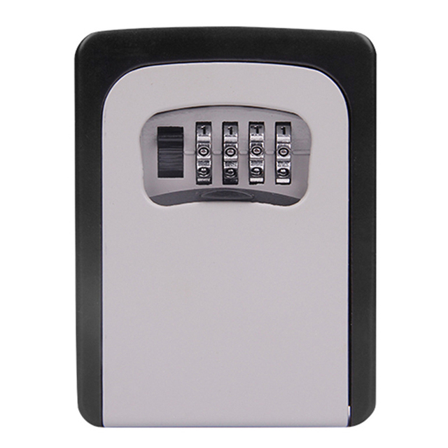 Office Wall Mount Key Storage Secret Box Organizer 4 Digit Combination Password Security Lock No Key Safe Box caja fuerte
