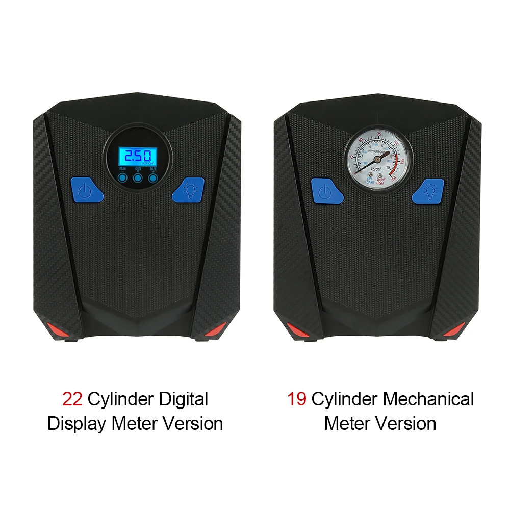 Digital Tire Inflator DC 12 Volt Car Portable Air Compressor Pump 150 PSI for Motorcycles Bicycles Automatic Portable Pump