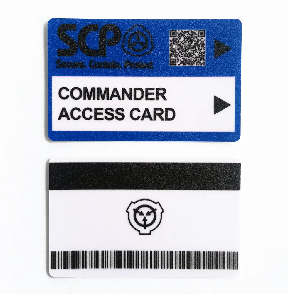 SCP карты, scp секретная основа карты, карты наклейки Специальный Логотип Косплей карты класса доступа - Цвет: 25-26