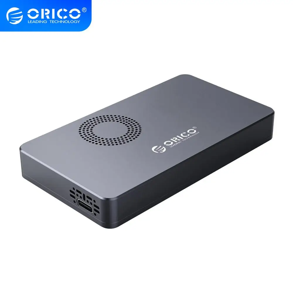 Корпус SSD ORICO M2 NVME самоохлаждаемый корпус для M.2 M Key + B Disk USB C 10 Гбит/с жесткого диска