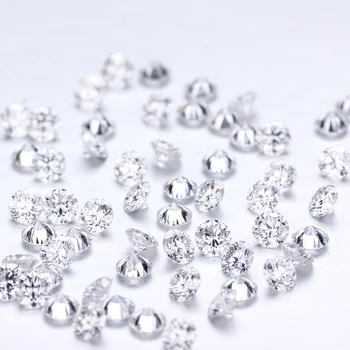 

D Color 10pcs * 0.1ct 3mm /Pack Wholesale Price VVS Brilliant cut Moissanite for ring bracelet earring diamond