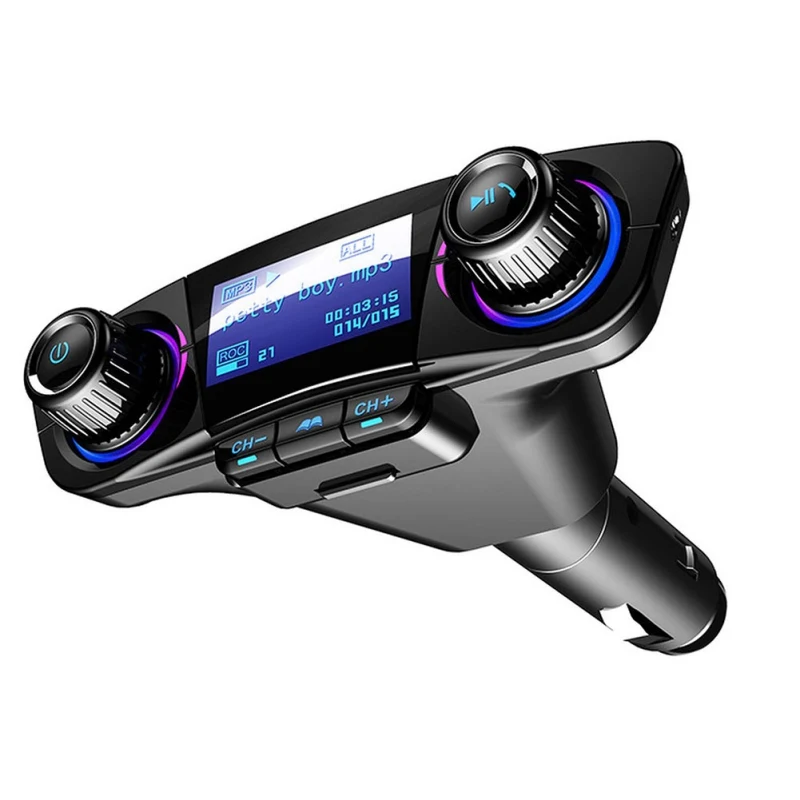 Bluetooth fm-передатчик Автомобильный mp3 плеер Автомобильный комплект свободные руки беспроводной радио аудио адаптер