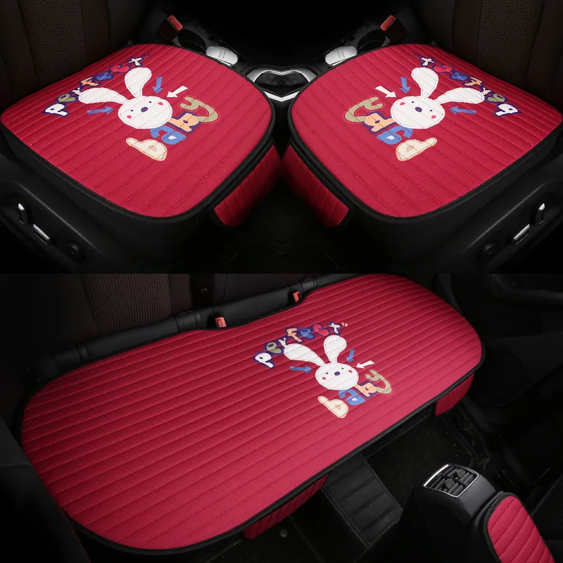 

2018 New Style Car Cartoon Cute Seat Cushion Non-Backrest Four Seasons Universal Men And Women Anti-slip Breathable Seat Cushion