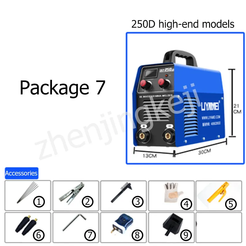 picture color 7 ZX7-200 220v380v двойного назначения автоматический промышленный портативный бытовой небольшой сварочный аппарат для меди - Цвет: picture color 7